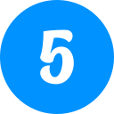 número 5 icon