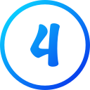 número 4 icon