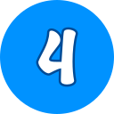 número 4 icon