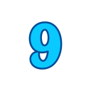 número 9 icon