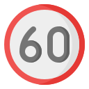 límite de velocidad icon