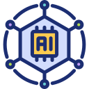 inteligencia artificial animated icon