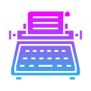 máquina de escribir icon