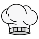 sombrero de cocinero icon