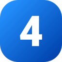 número 4 icon