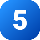 número 5 icon