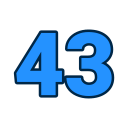 43