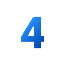 número 4 icon