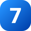 numero 7 icon