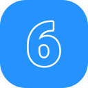 número 6 icon