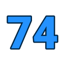 74 