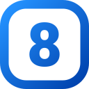 numero 8 icon