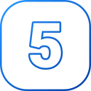 número 5 icon