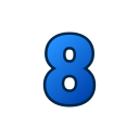 numero 8 icon