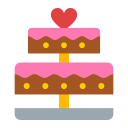 pastel de boda icon