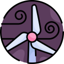 Wind turbine icon