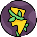 Eco energy icon