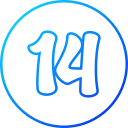 número 14 icon