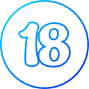 número 18 icon