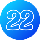 número 22