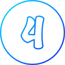 número 4 icon