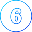 número 6 icon