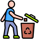 tirando basura icon