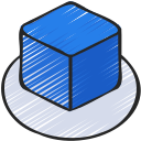 cubo 3d icon