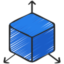 cubo 3d icon