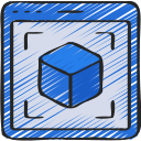 cubo 3d icon