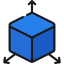 cubo 3d icon