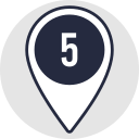 número 5 icon