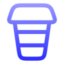 vaso de papel icon