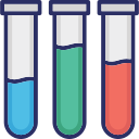 cristalería de laboratorio