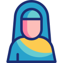 mujer árabe icon