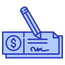 cheque bancario icon