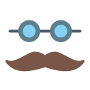 gafas y bigote 