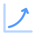 gráfico de linea icon