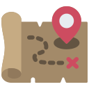 mapa del tesoro icon