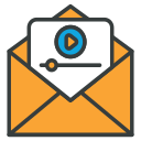 correo de vídeo icon