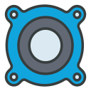 altavoz de graves icon