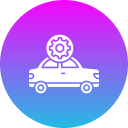 servicio de auto icon