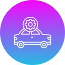 servicio de auto icon