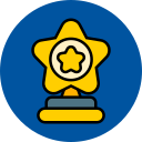 estrella del trofeo icon