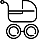 carrito de bebé icon