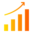 gráfico de crecimiento icon