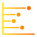 gráfico de líneas icon