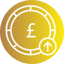 moneda de libra icon