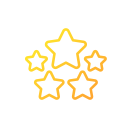 cinco estrellas icon