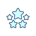 cinco estrellas icon